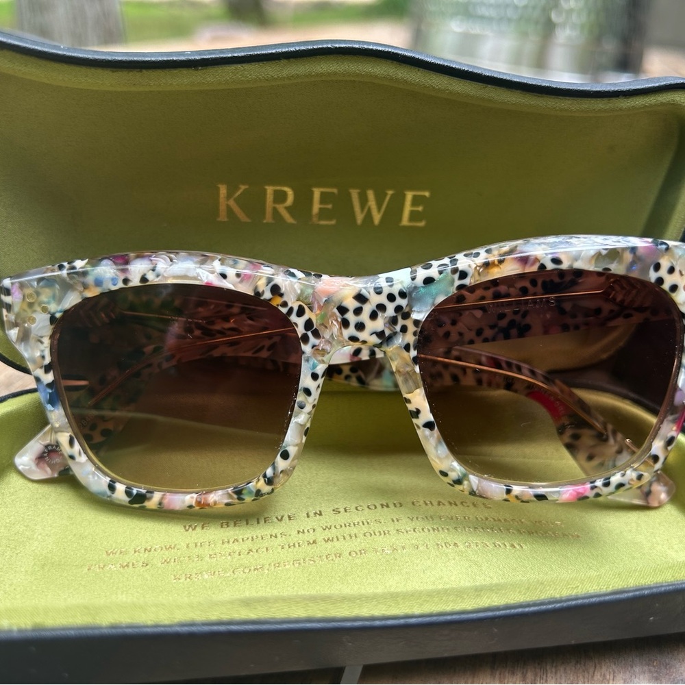 KREWE Multicolor Patterned Sunglasses